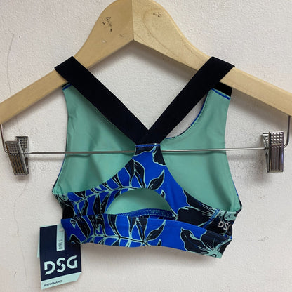 DSG Girls Performance Aspire Bra PRT Shadow Fronds Blue DAG11700PRTXG  BRAND NEW