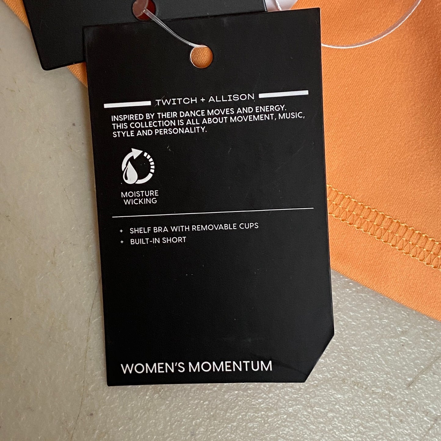 DSG Twitch + Allison Women's One-Shoulder Tank Dress Light Orange BOSSW13328