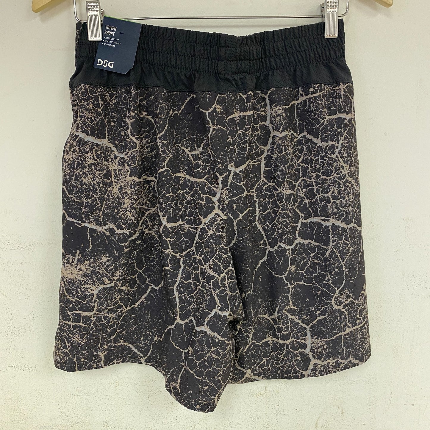 DSG 8" Agility Training Athletic Fit Woven Shorts Lavascape Asphalt/Cobbles NWT