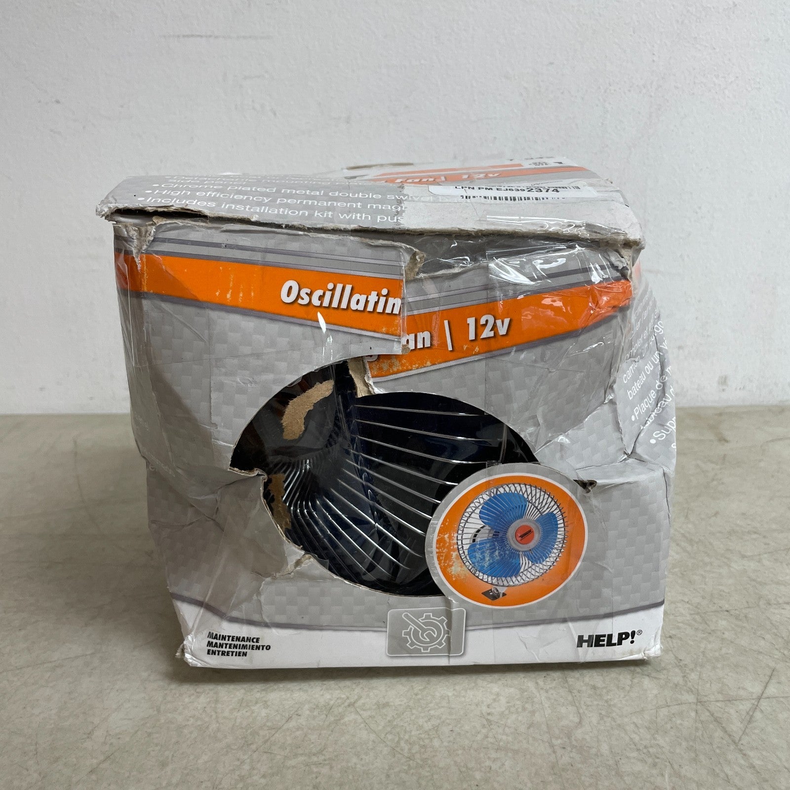 Dorman 7-942 RV Truck 2 Speed Cabin Fan Universal 12V Dash Panel Mount