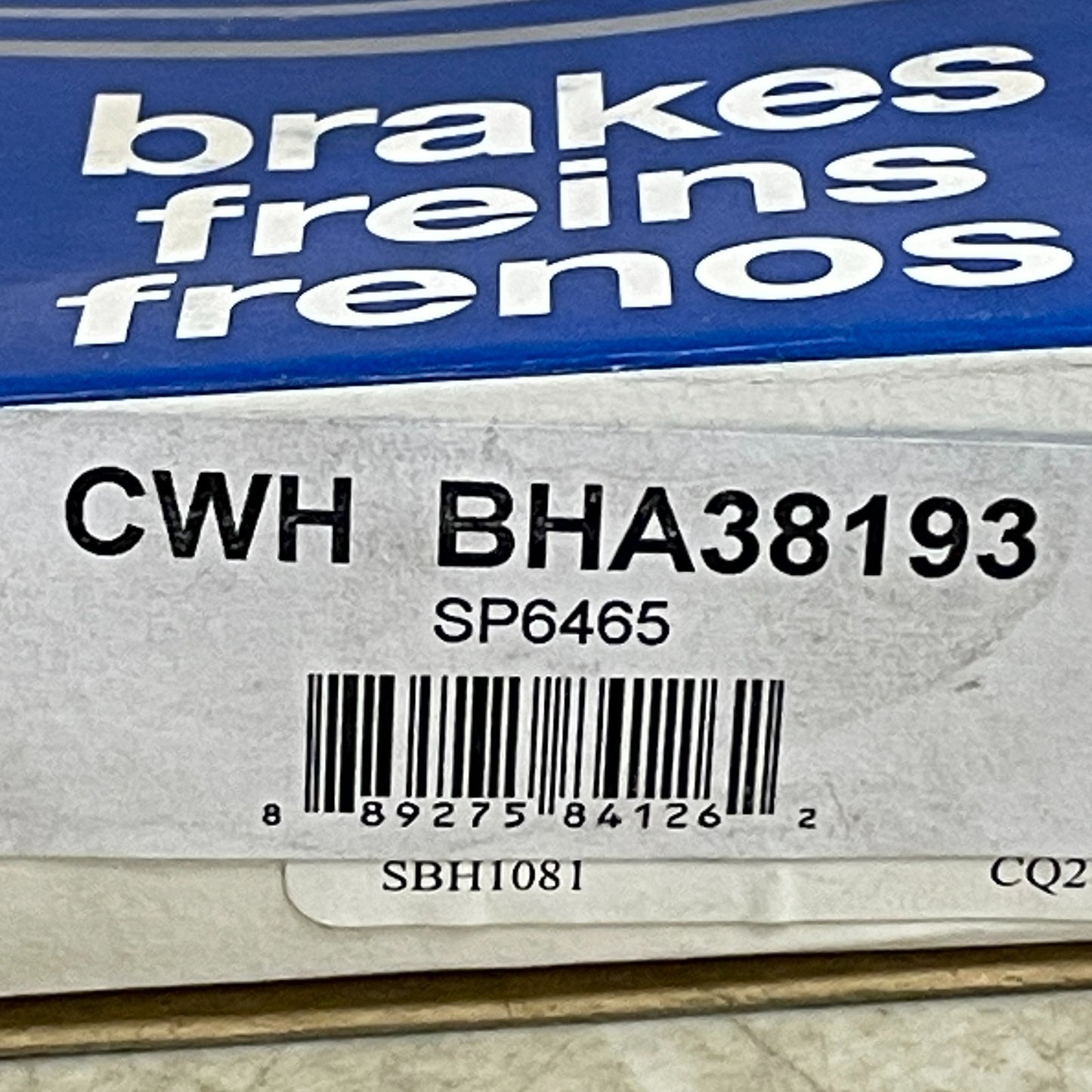 Carquest Premium Brake Hose Assembly FL Banjo-Female 15.9" BHA38193