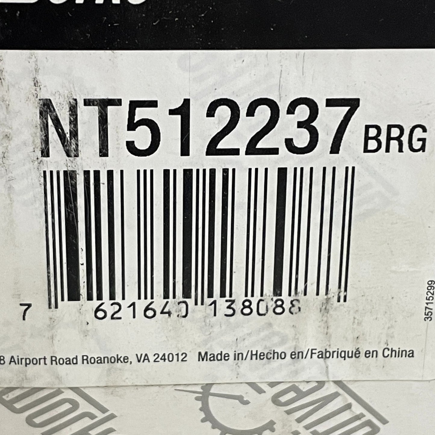 DriveWorks Wheel Hub & Bearing Assembly Rear Steel NT512237