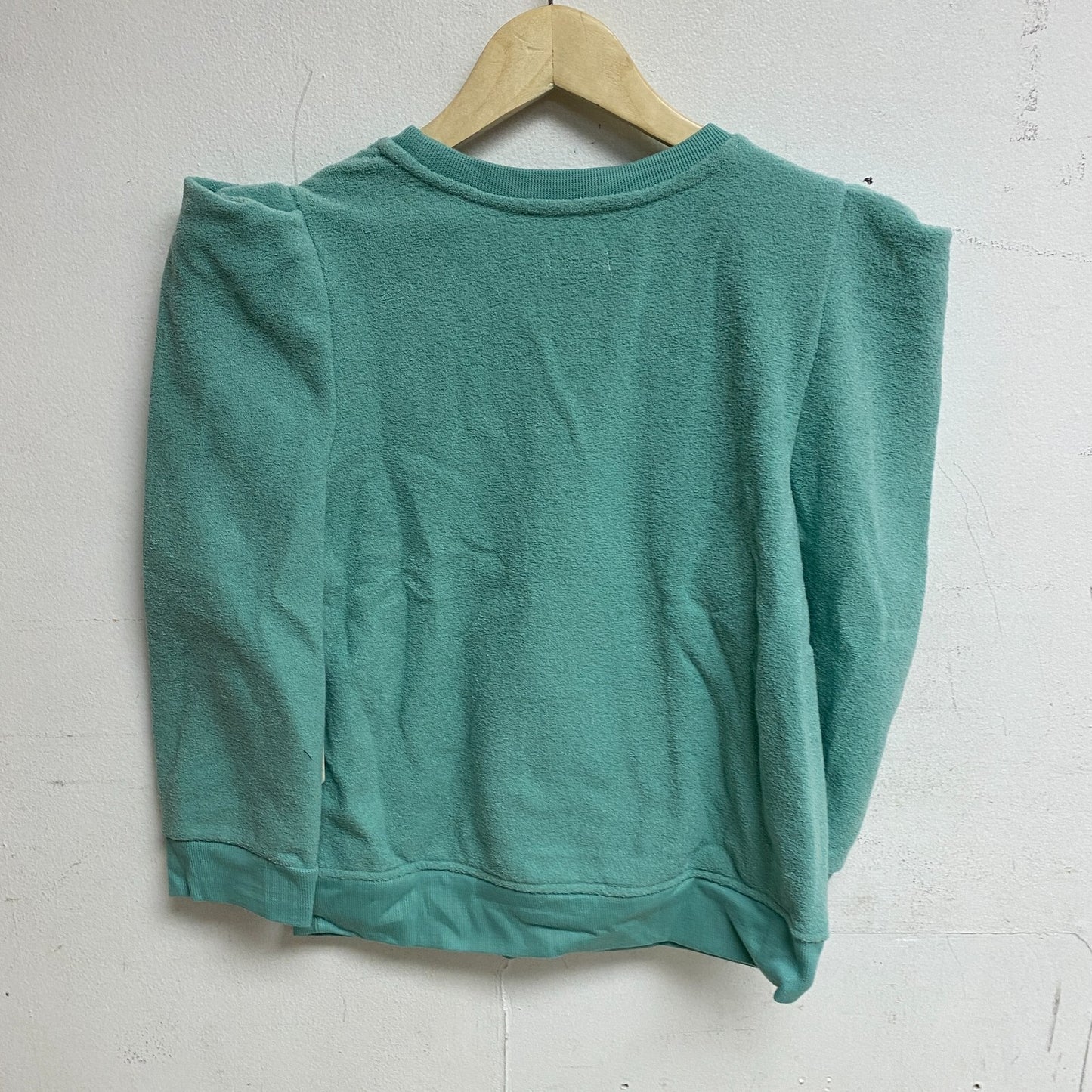 ANA Women's Puff Long Sleeve Crew Neck Sweater Sz S Color: Wasabi  84209580067