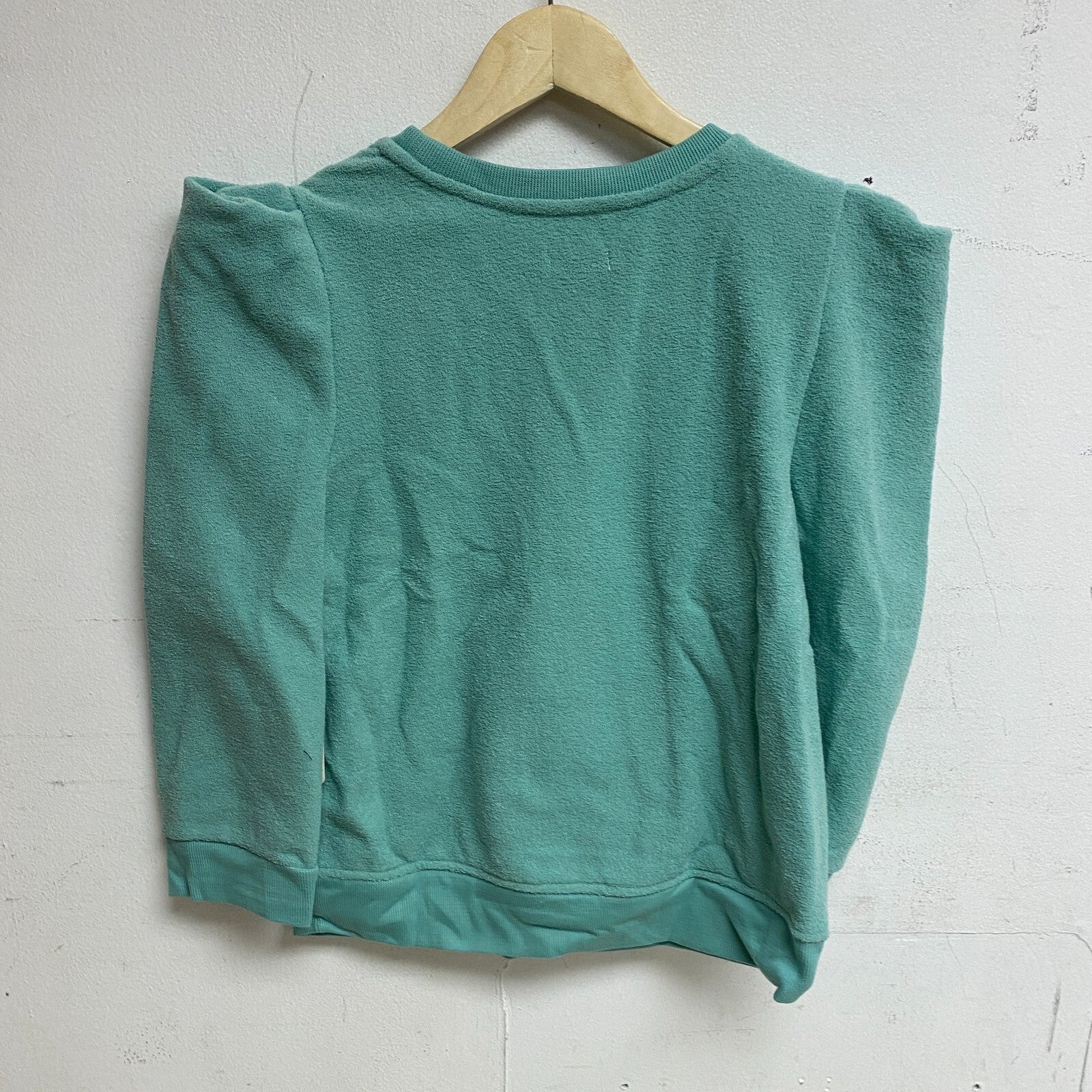 ANA Women's Puff Long Sleeve Crew Neck Sweater Sz S Color: Wasabi  84209580067