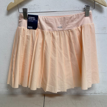 DSG Girls Performance Pleated Fashion Mid Rise Skort Cute Peach Milk DAG13110
