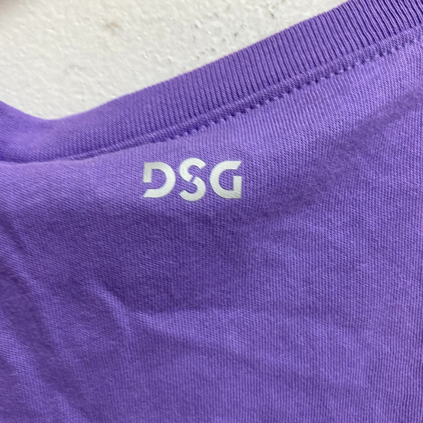 DSG Womens Cut Off Short Sleeve Tee Electric Violet DAG13118 Summer Trendy Solid