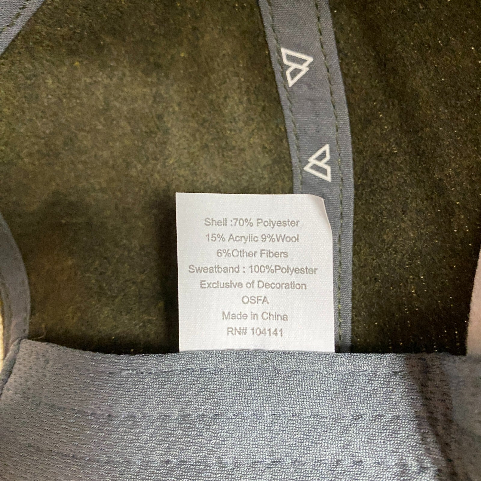 Alpine Design Men's Faux Melton Patch Cap, Olive ADMA4000