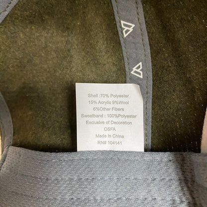 Alpine Design Men's Faux Melton Patch Cap, Olive ADMA4000