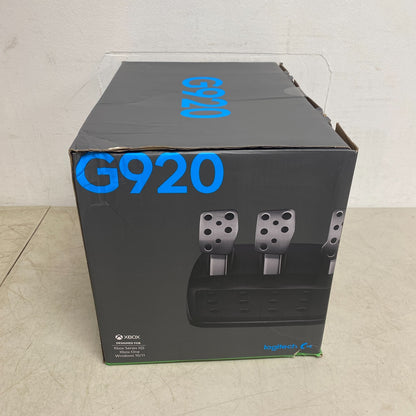 Logitech G920 Driving Force Racing Wheel & Pedals for Xbox Series X|S, Xbox New.
