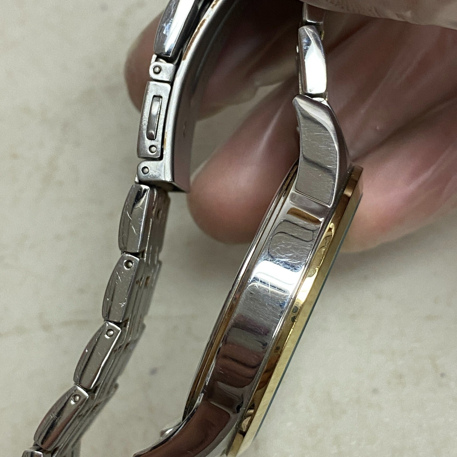 Armitron Women's Two Tone Time Day And Date Function Bracelet Watch, 20/5491TT