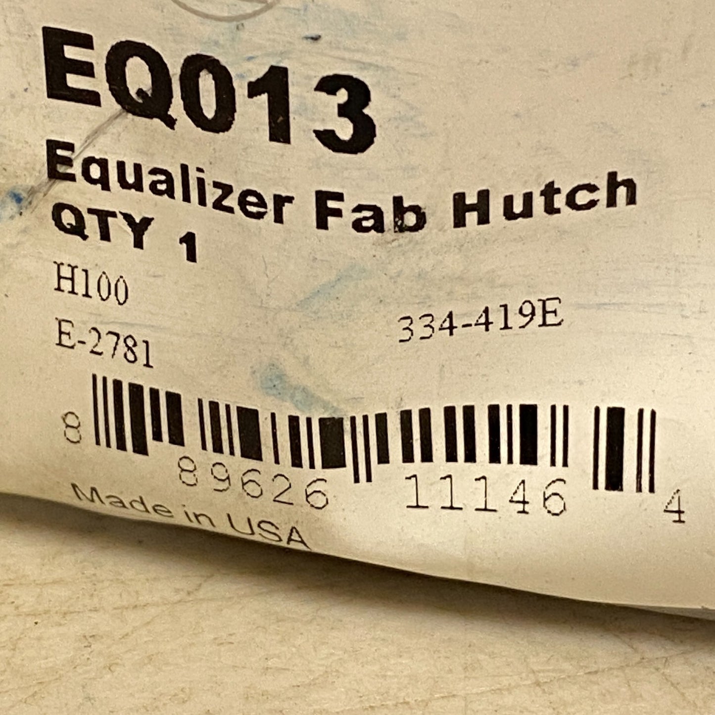 AUTOMANN Hutch Equalizer Beam Fabricated Steel with Bushing Model EQ013