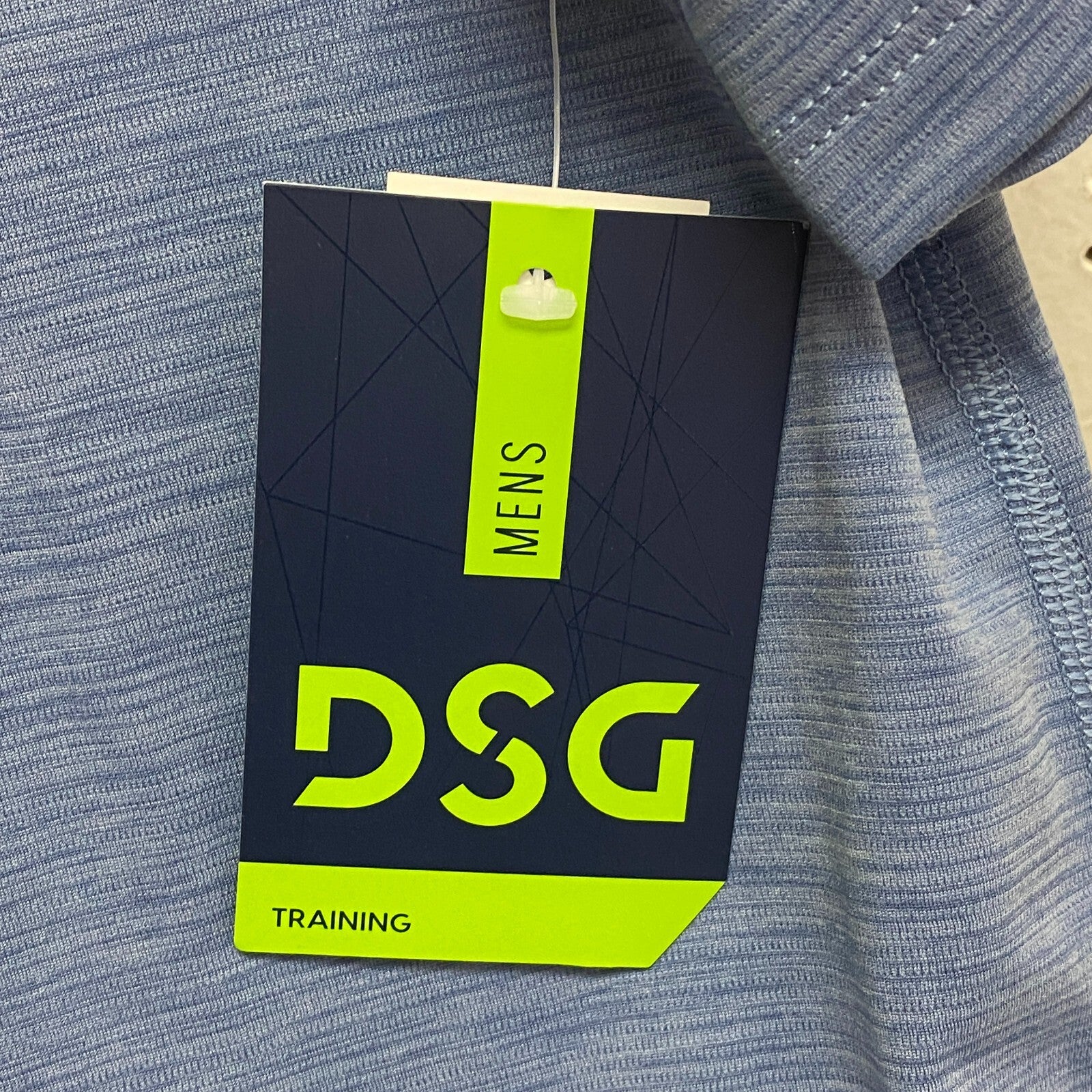 DSG Mens All Out Performance Tee Dusted Blue/Dusted Blue Short Sleeve DAM12100N