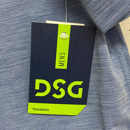 DSG Mens All Out Performance Tee Dusted Blue/Dusted Blue Short Sleeve DAM12100N