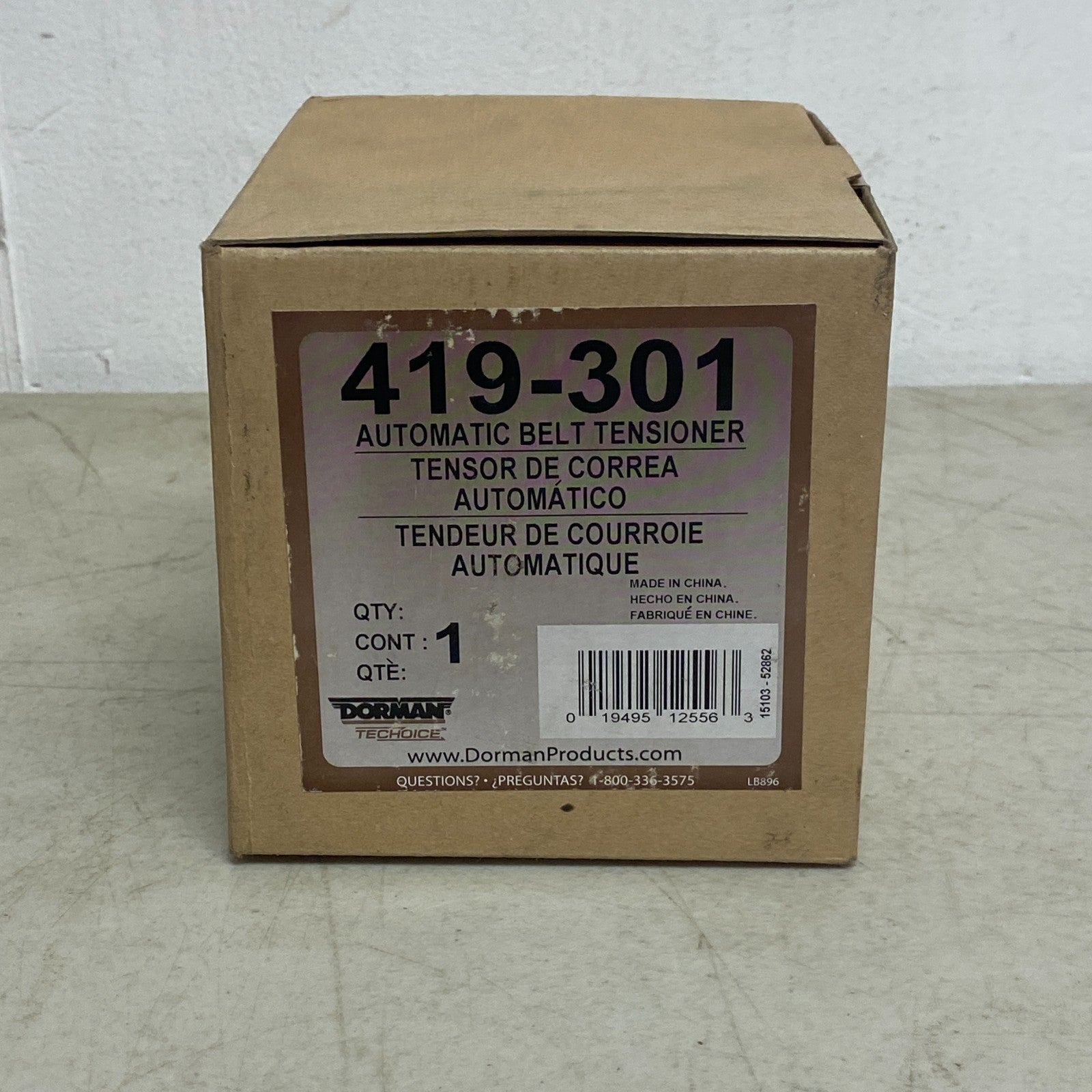 Dorman Drive Belt Idler Pulley Steel Pulley Smooth Surface 2.83" OD 419-301