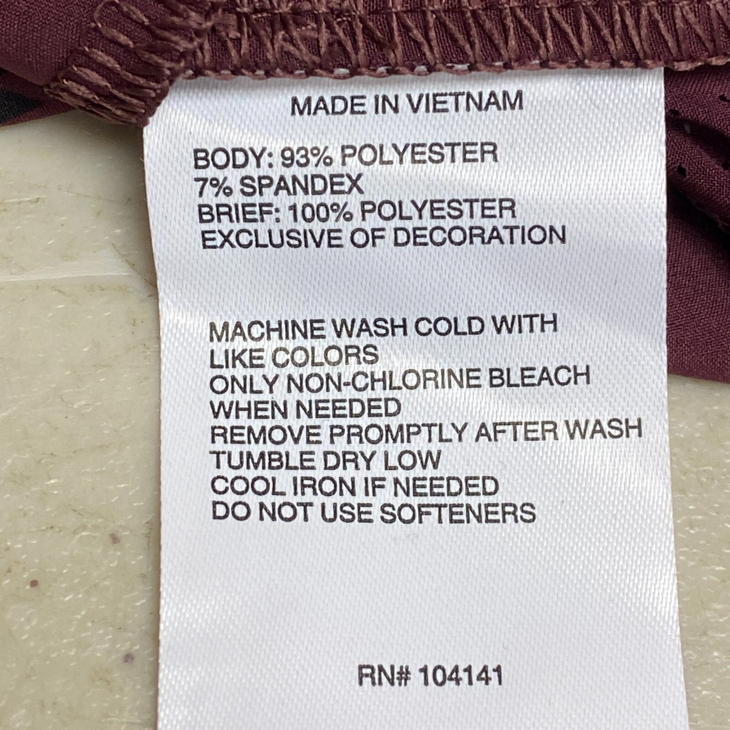 DSG Men's 5" Team Burgundy Geo Run Shorts Stylish Trendy DAM12203PRT
