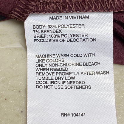 DSG Men's 5" Team Burgundy Geo Run Shorts Stylish Trendy DAM12203PRT
