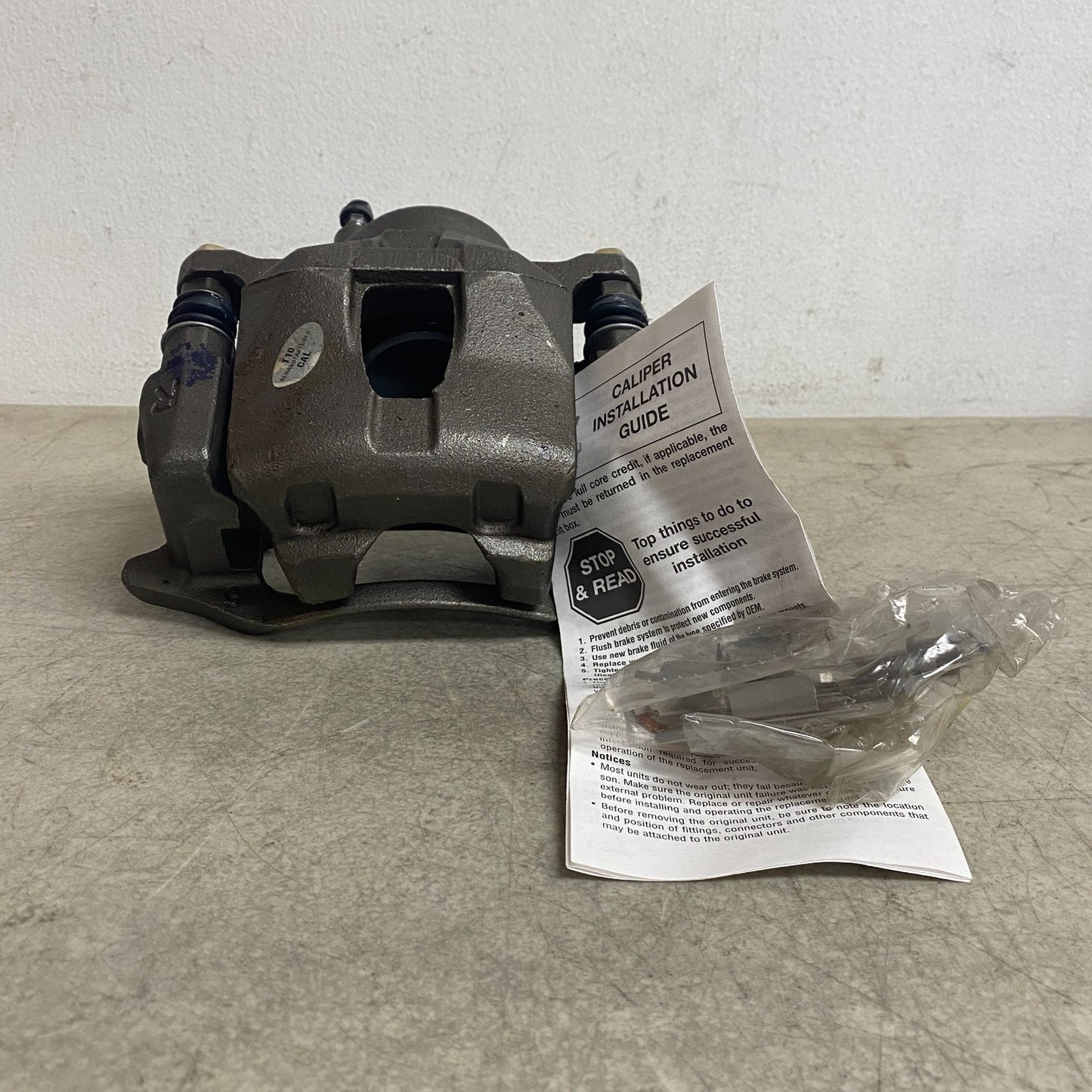 Perfect Stop 89X01632B Reman Disc Brake Caliper Front Cast-Iron Coated