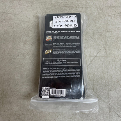 Chemical Guys Signature Scent Hanging Air Freshener 3-Pack AIR40404 Variety