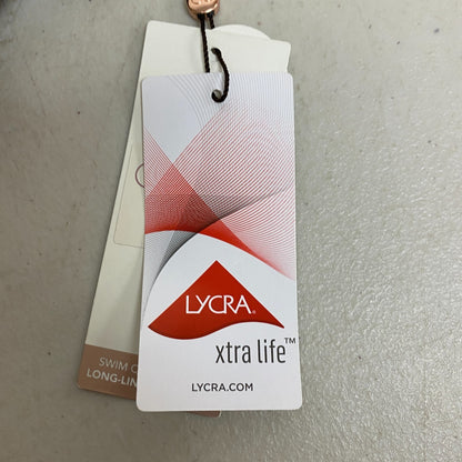 Calia Women's Swim Long Line High Neck Racerback Bikini Top Pure Black WSA21207