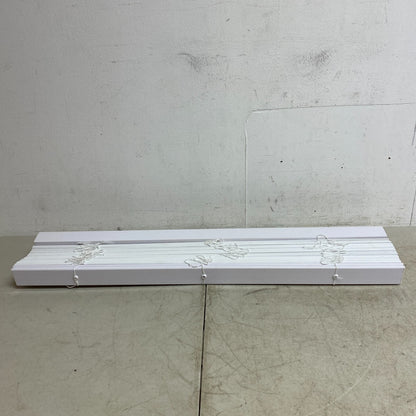 allen + roth 2-in Room Darkening Cordless Faux Wood Blind White 34in x 64in