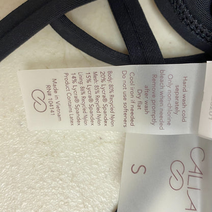 Calia Women's Swim Collection Triangle Bikini Top Pure Black WSA23201 Brand New!