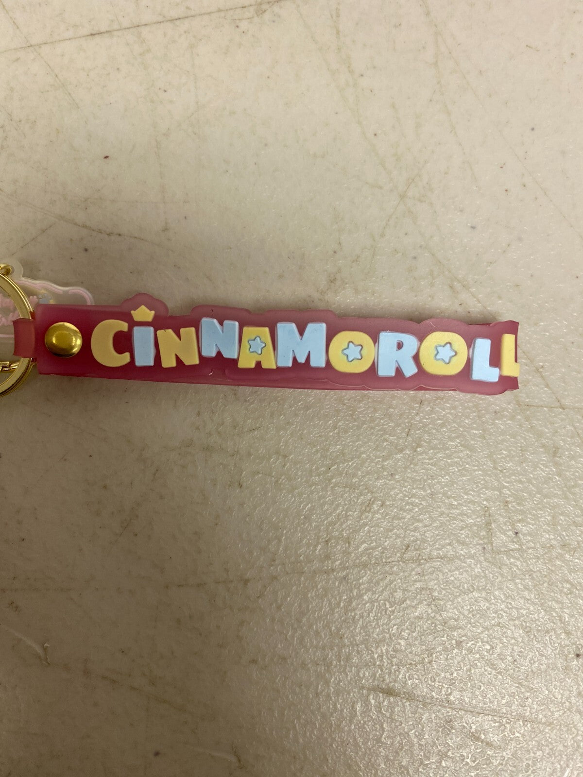 Assorted Silicone Cinnamoroll Keychain With Rabbit and birthday cake Keychain