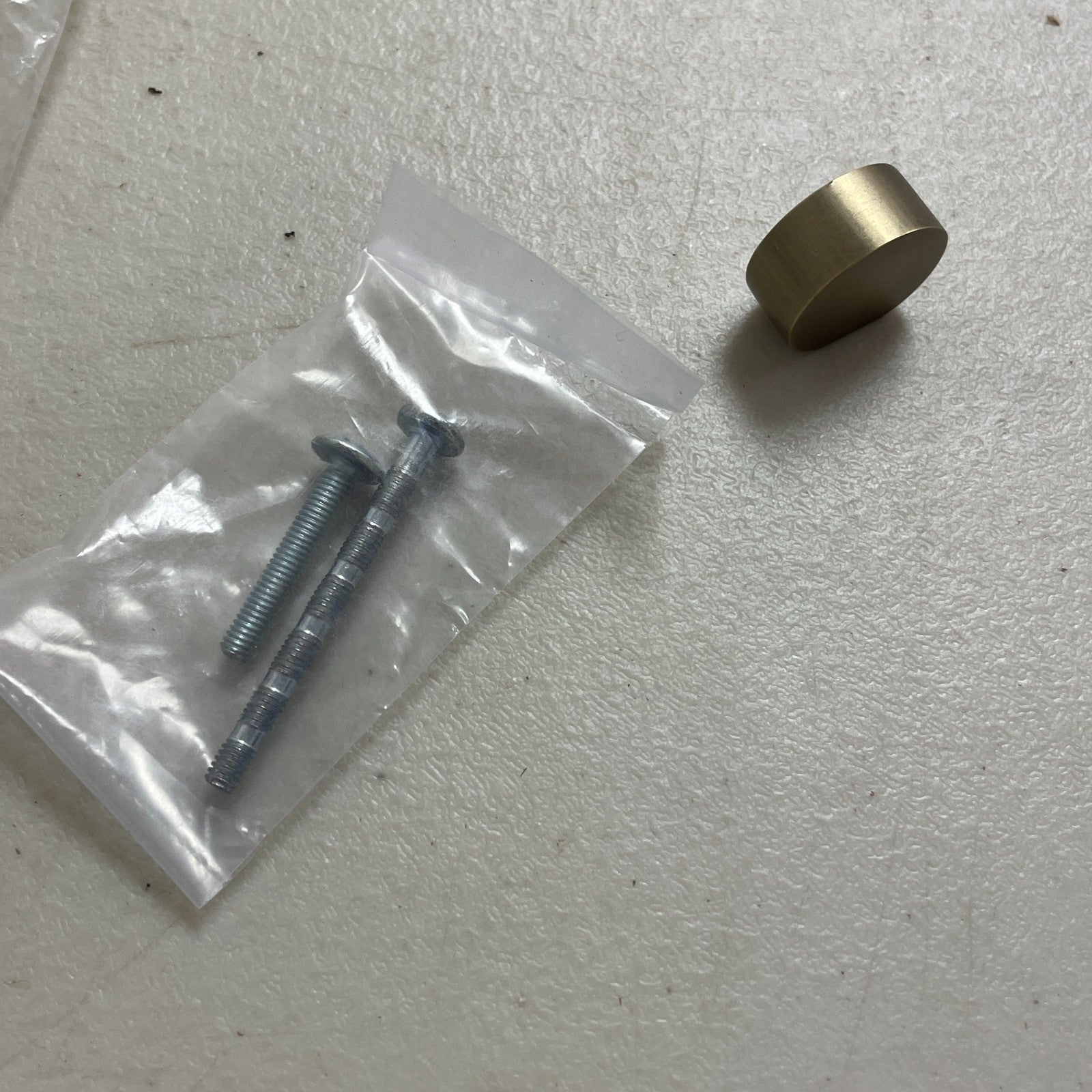 Signature Hardware Orvin small Brass Round Cabinet Knob Antique Brass