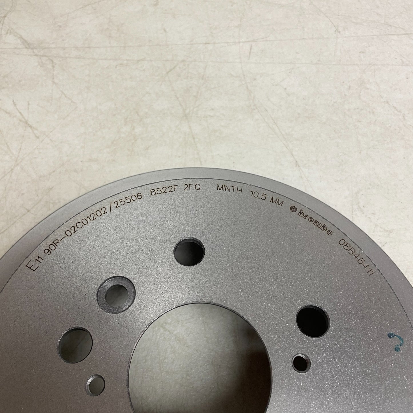 Brembo 09.B452.11 Front Brake Rotor UV-Coated OE# 43512-08030