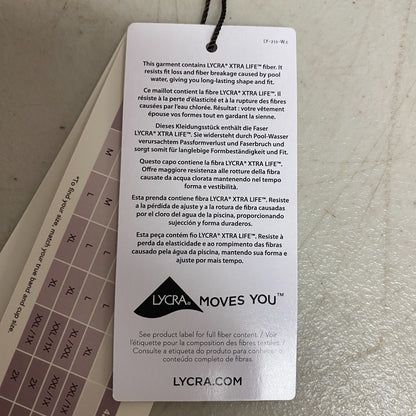 Calia Women's Swim Collection High Support Tankini Lake Blue WSA22304 New