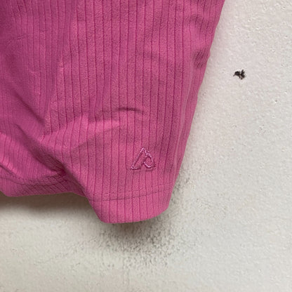 Apline Design Women's W AD Rib Medium Support Crop Tank Dragonfruit ADW12103A