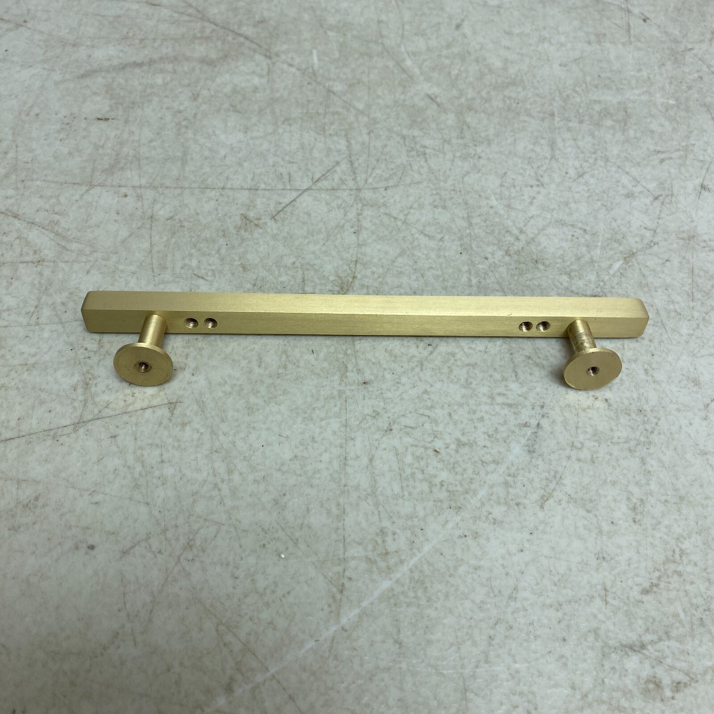 Signature Hardware 8" Diehl Adjustable Brass Cabinet Pull - Satin Brass
