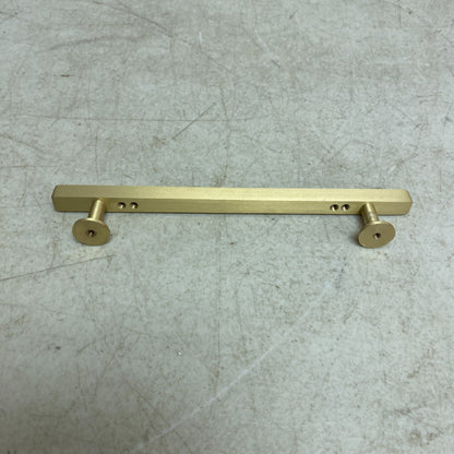 Signature Hardware 8" Diehl Adjustable Brass Cabinet Pull - Satin Brass