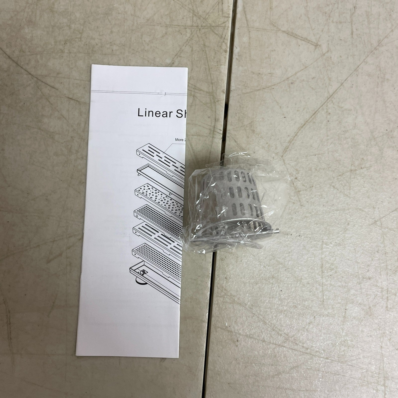 Signature Hardware 48" Effendi Linear Shower Drain Matte Black SH439054MB