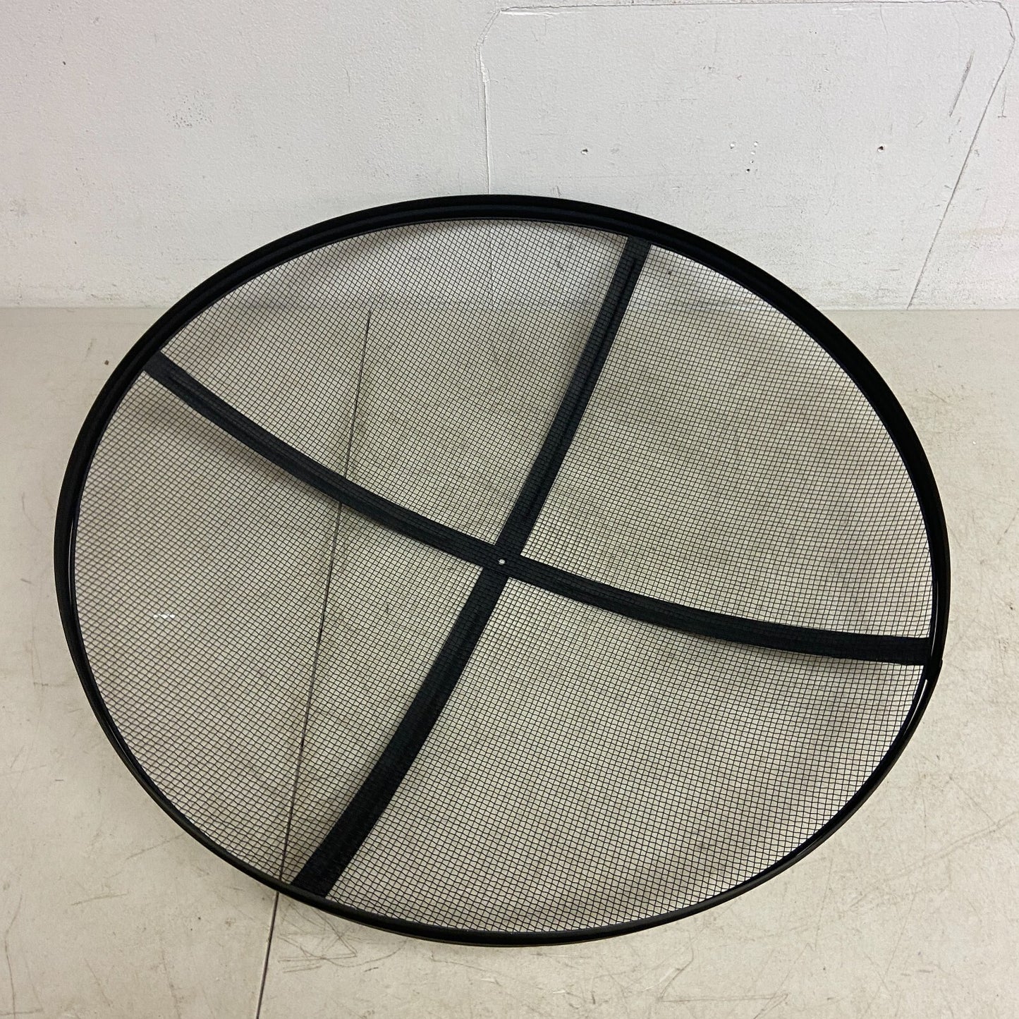 allen + roth 31.5-in W Black Steel Wood-Burning Fire Pit Black Finish