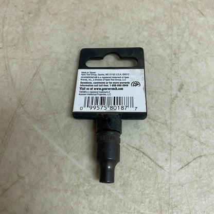 GEARWRENCH ¼″ Drive External Trox Socket E5 Black Oxide Finish 80187