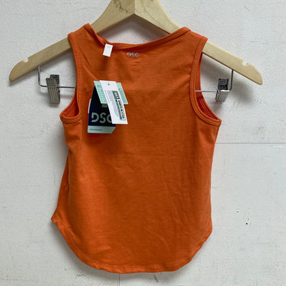 DSG Girl's Performance Relaxed Graphic Tank Sweet Persimmon Future DAG11103SD