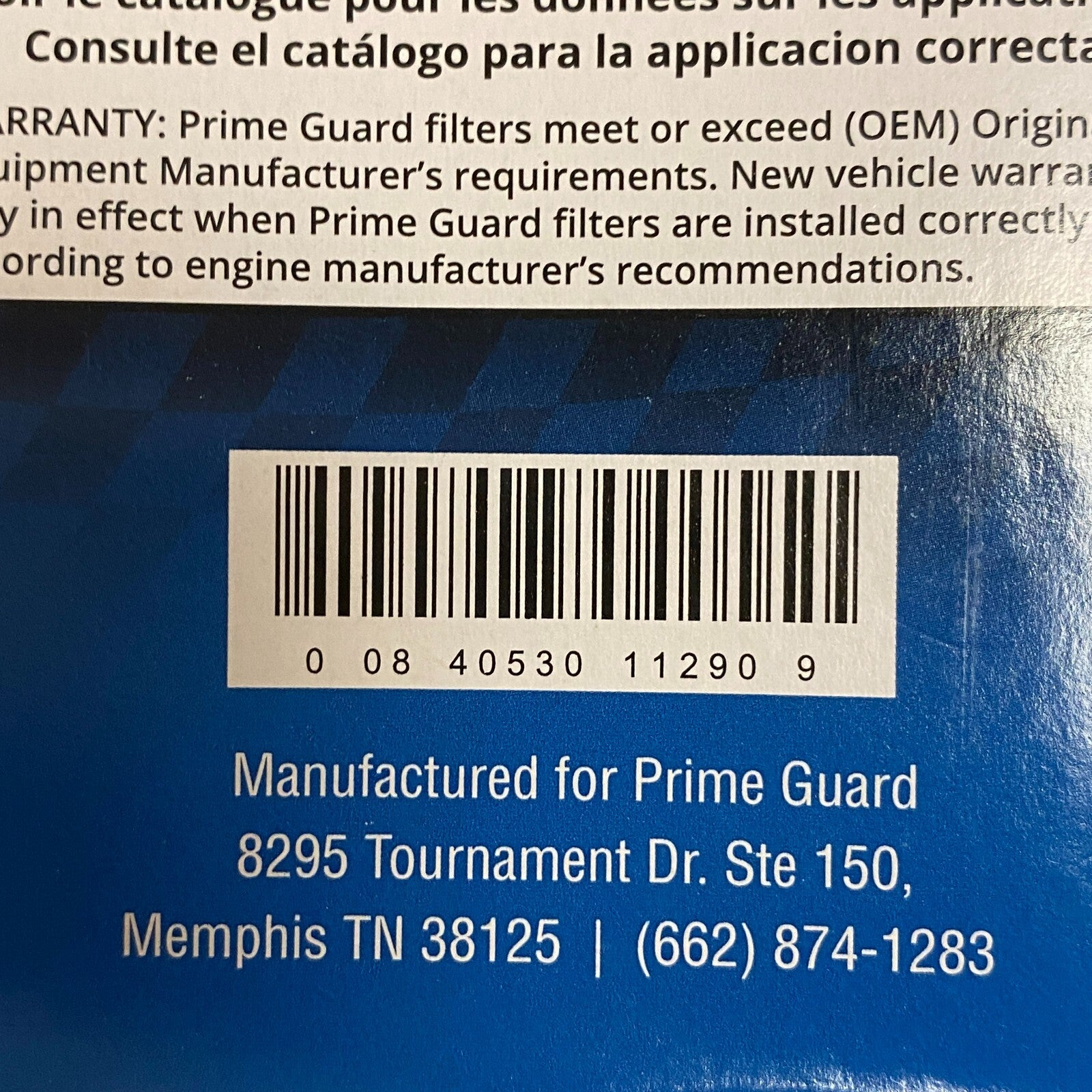 Prime Guard Premium Oil Filter POF 5608