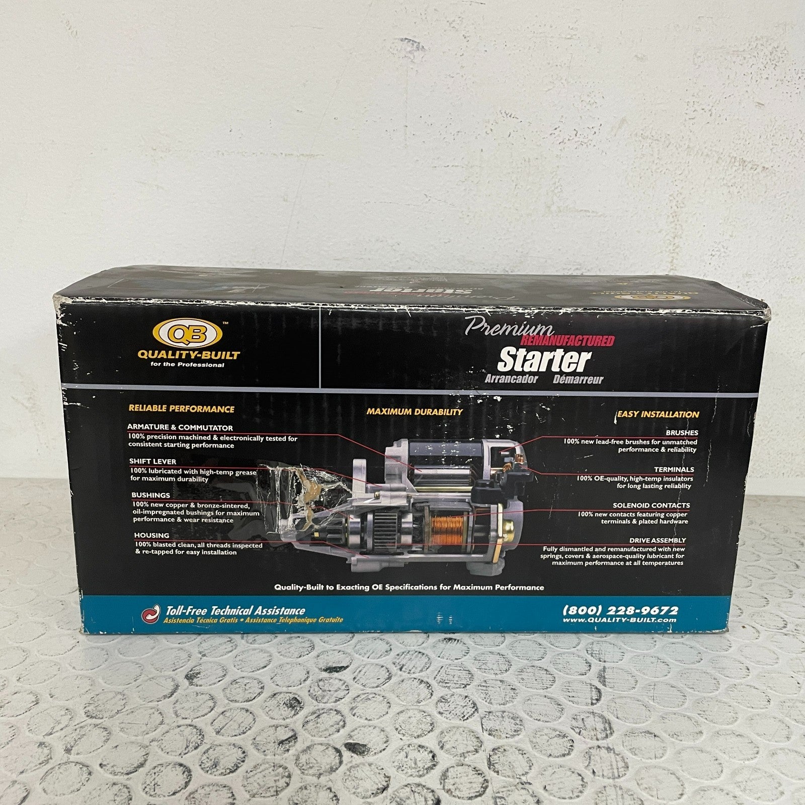 Quality-Built 17519 Remanufactured Starter Motor 12V