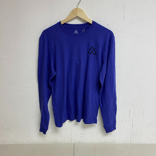 Alpine Design Men's AD M Long Sleeve Graphic Tee AD Logo/ Dark Blue ADM23200