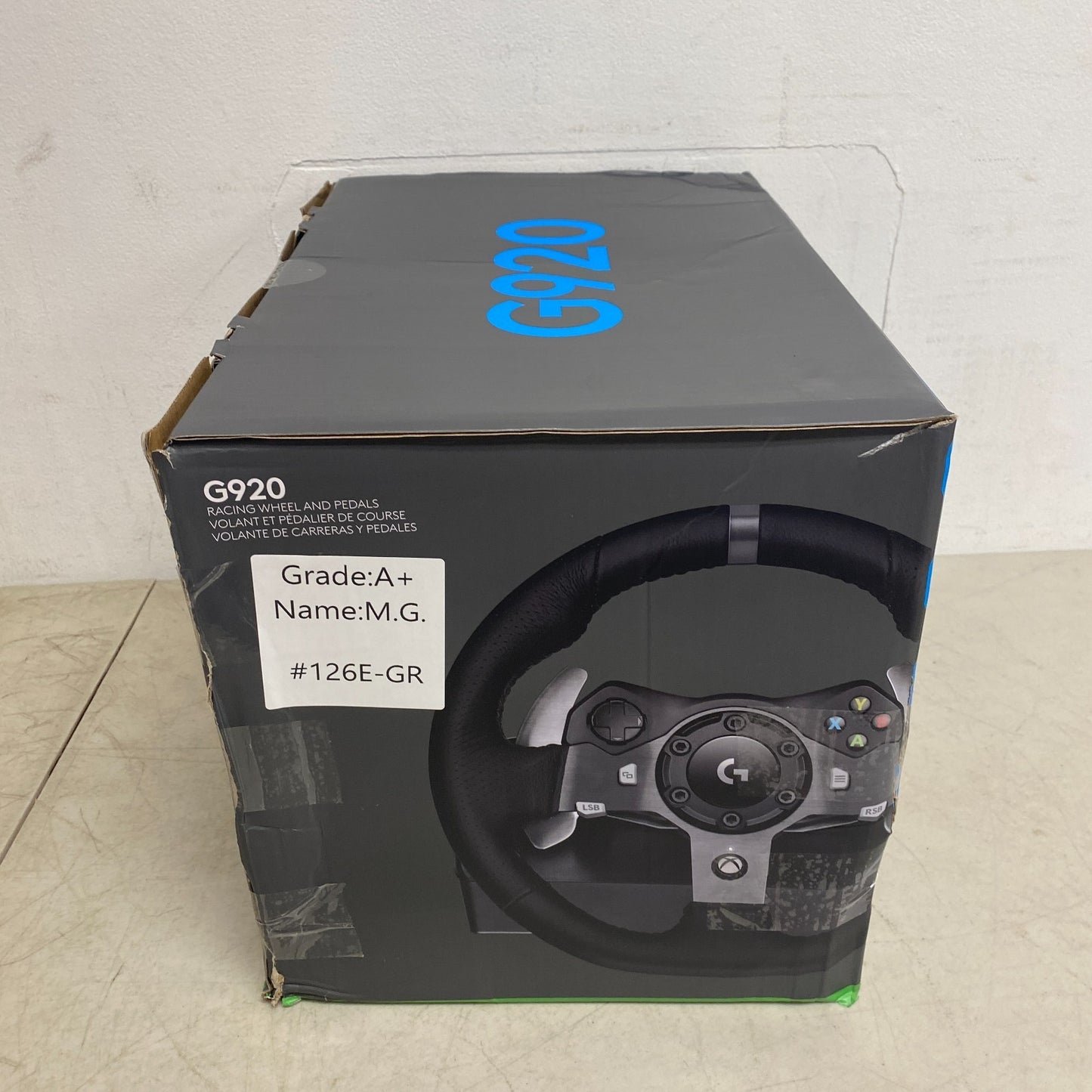 Logitech G920 Driving Force Racing Wheel & Pedals for Xbox Series X|S, Xbox New.