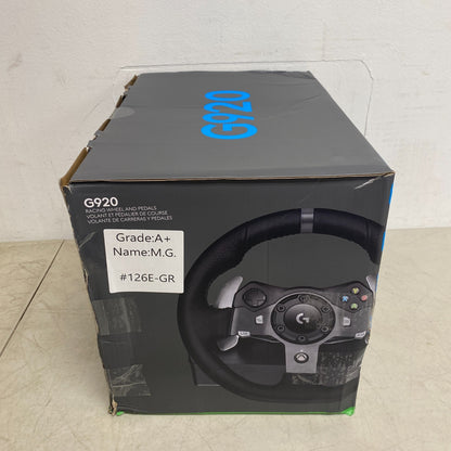 Logitech G920 Driving Force Racing Wheel & Pedals for Xbox Series X|S, Xbox New.