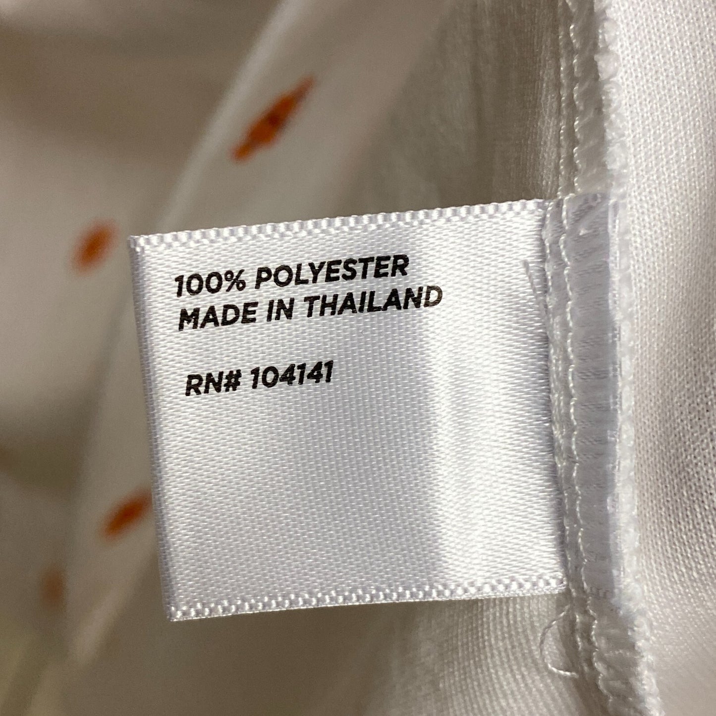 Lady Hagen women's PRNT Sleeves Ruffle Placket Polo White Scarf Print WGH11479