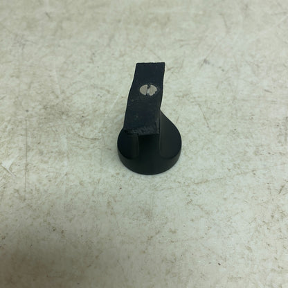 SIGNATURE HARDWARE PLESO SOLID BRASS ROUND CABINET KNOB BLACK