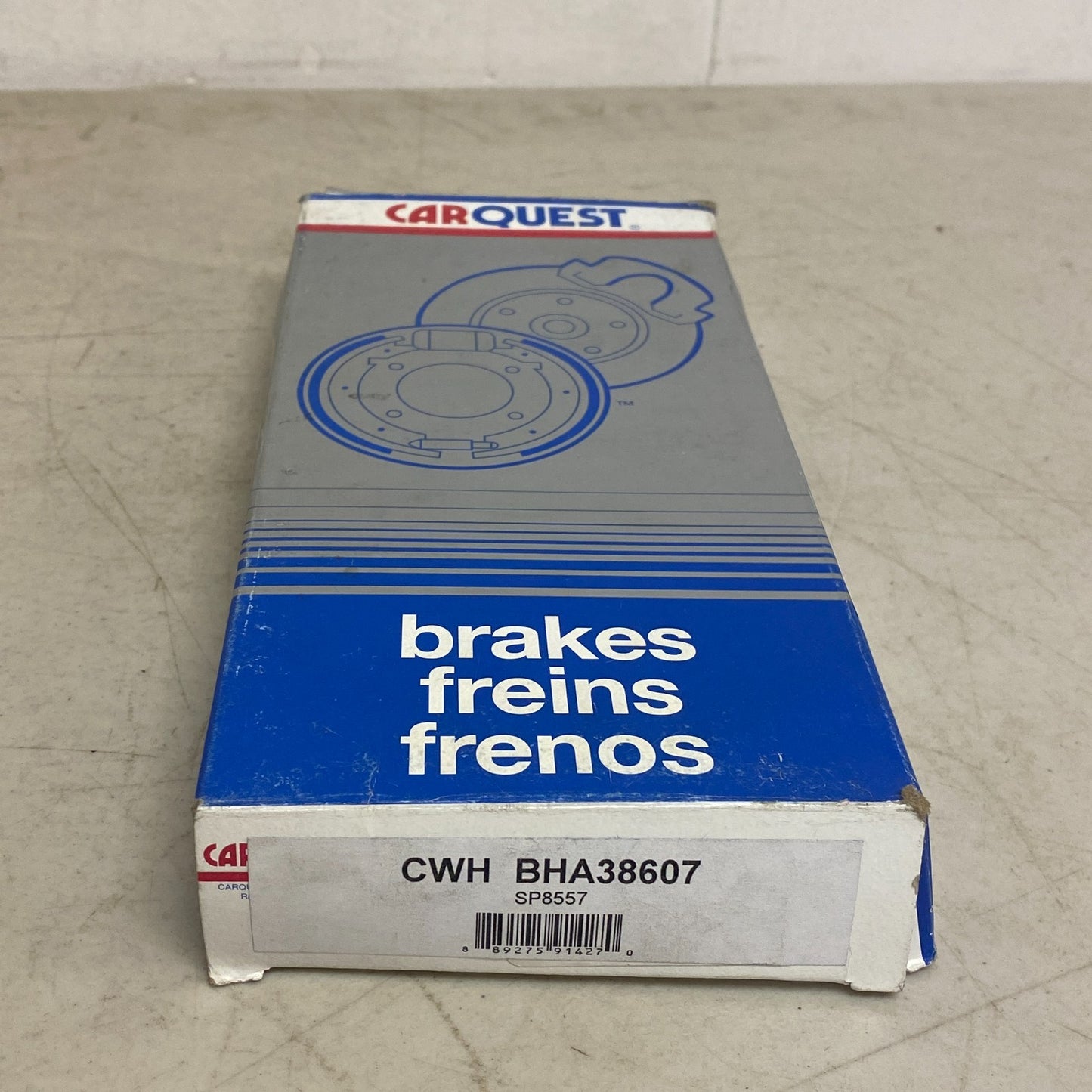 CARQUEST BHA38607 Brake Hydraulic Hose Assembly Black EPDM Rubber