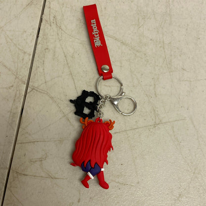 Assorted Silicone Bichota Keychain with Bichota Accessory