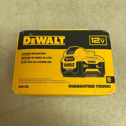 DeWalt 12V MAX 5.0Ah Lithium-Ion Battery DCB126