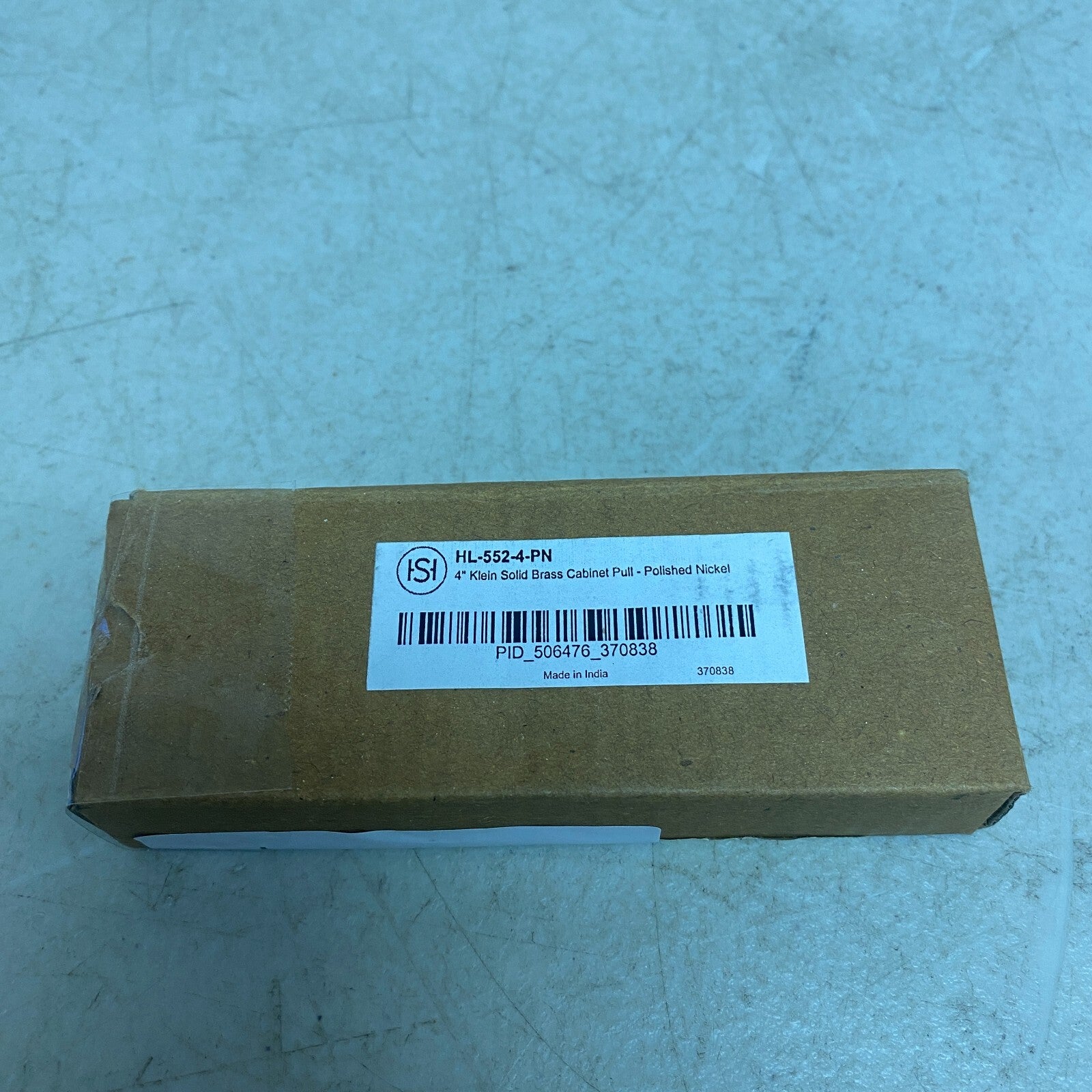 Signature Hardware 4'' Klein Solid Brass Cabinet Pull - Polished Nickel