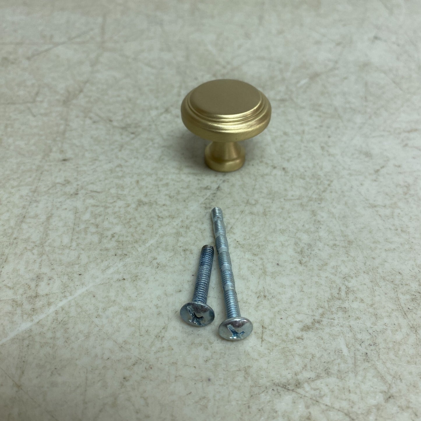 Signature Hardware Ardell Brass Round Cabinet Knob - Satin Brass