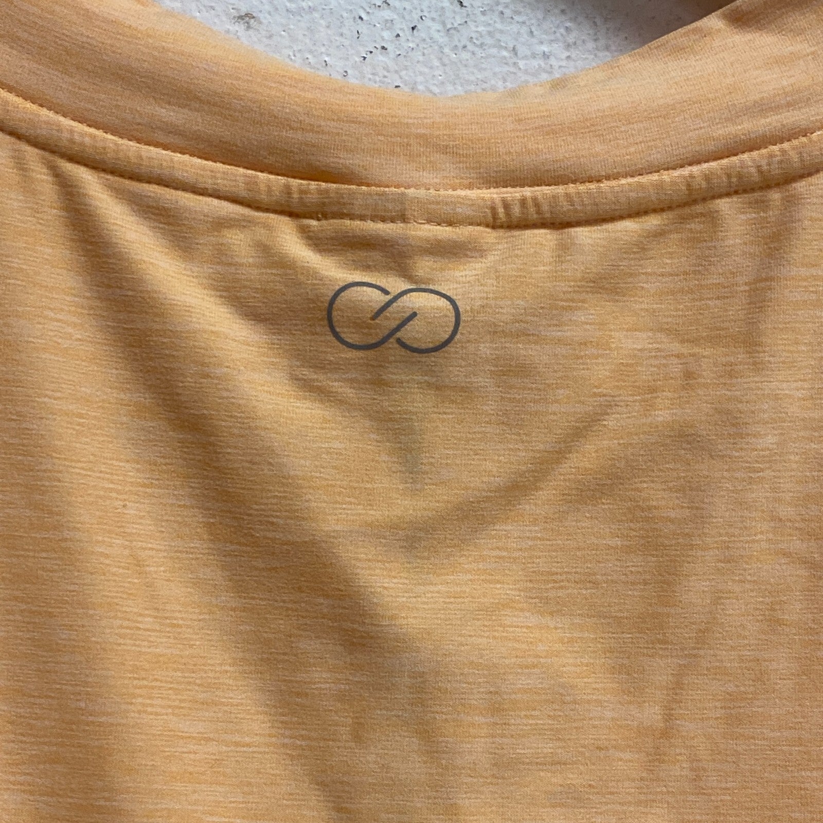 CALIA Women's Relaxed Fit Lustra Lux Mock Neck Tank Apricot Wash WAX31295