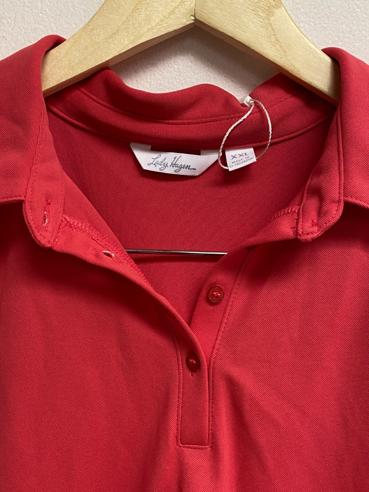 Walter Hagen Womens Core Pique Sleeveless Golf Polo Watermelon Shine WGH11400S23